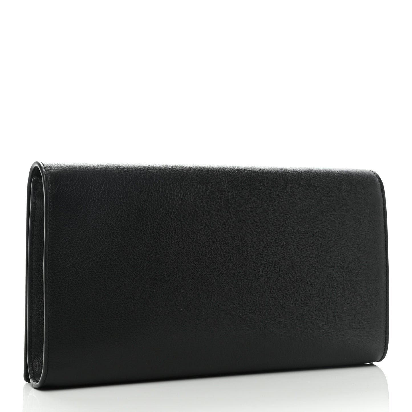 Calfskin Monogram Large Belle De Jour Clutch Black