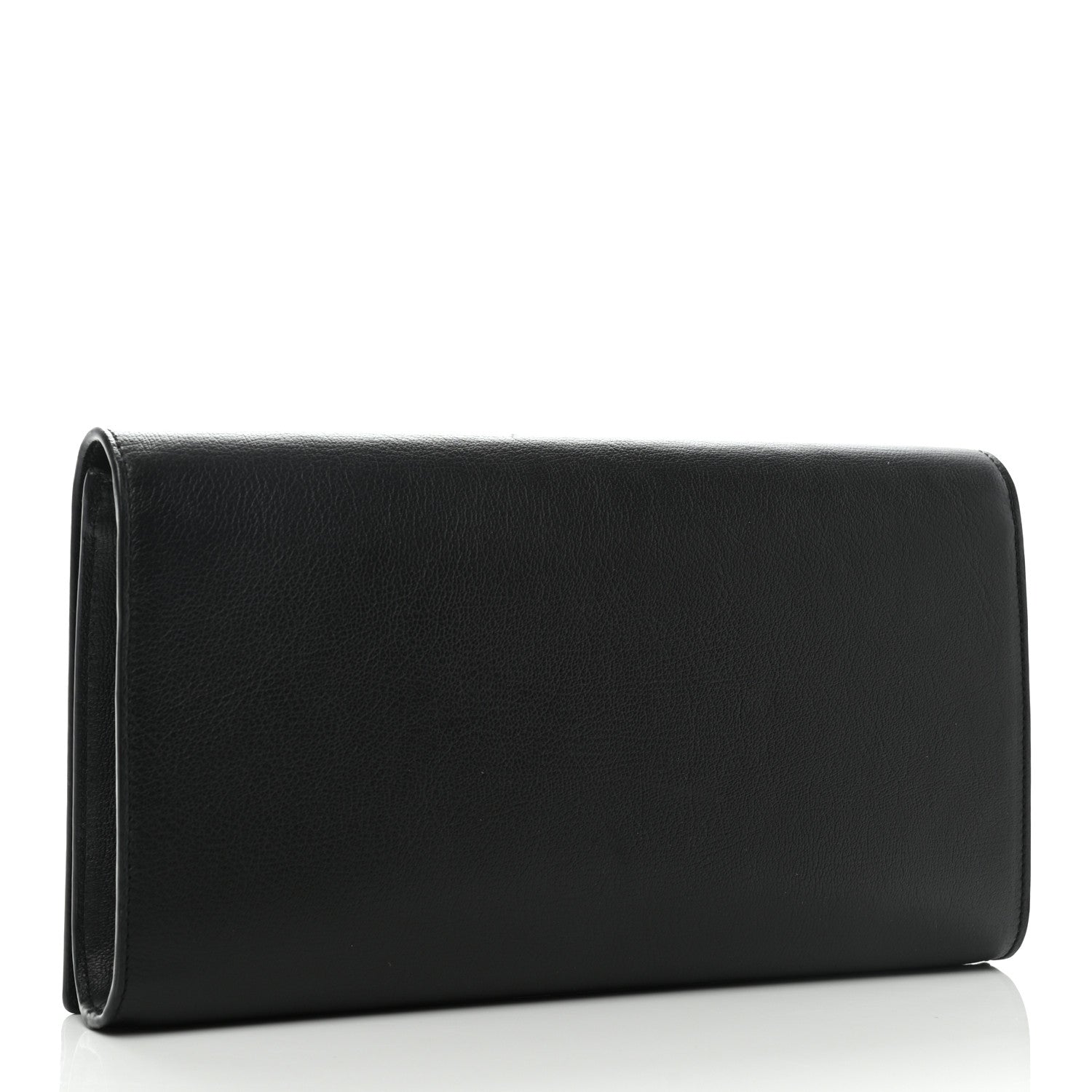 Saint Laurent Calfskin Monogram Large Belle De Jour Clutch Black 3 of 7