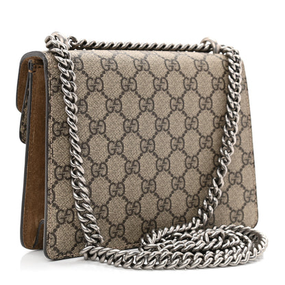 Gucci GG Supreme Monogram Mini Dionysus Shoulder Bag Taupe 3 of 11