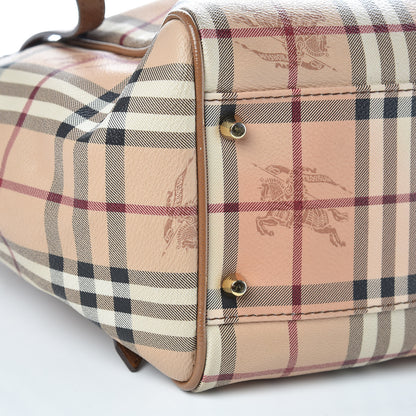 Burberry Haymarket Check Small Canterbury Tote Brown 11 of 13