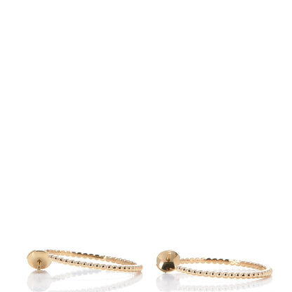 Van Cleef & Arpels 18K Yellow Gold Small Perlee Hoop Earrings 4 of 7