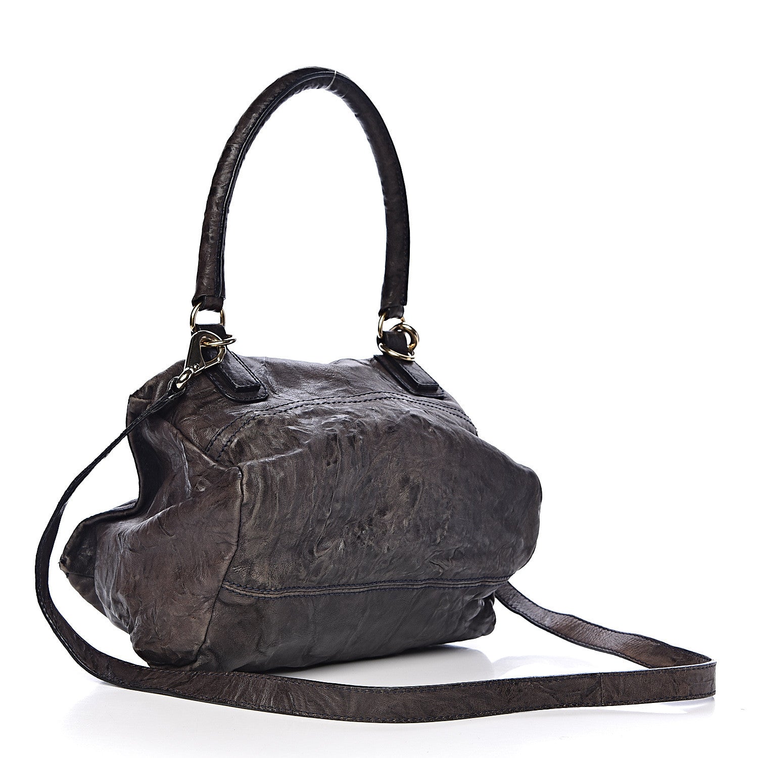 Givenchy Tumbled Sheepskin Small Pandora Charcoal 3 of 15