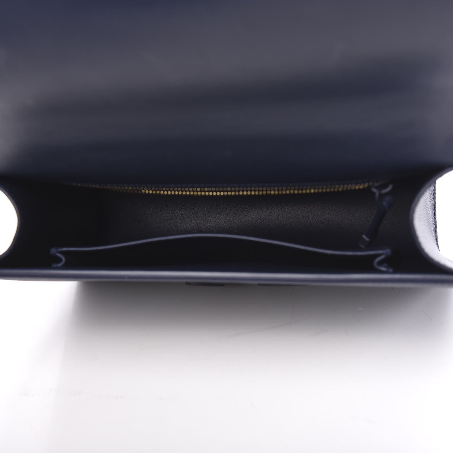 Christian Dior Ultra Matte Grained Calfskin 30 Montaigne Flap Bag Navy 4 of 10
