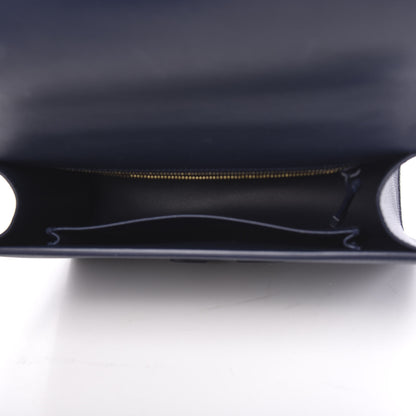 Christian Dior Ultra Matte Grained Calfskin 30 Montaigne Flap Bag Navy 4 of 10