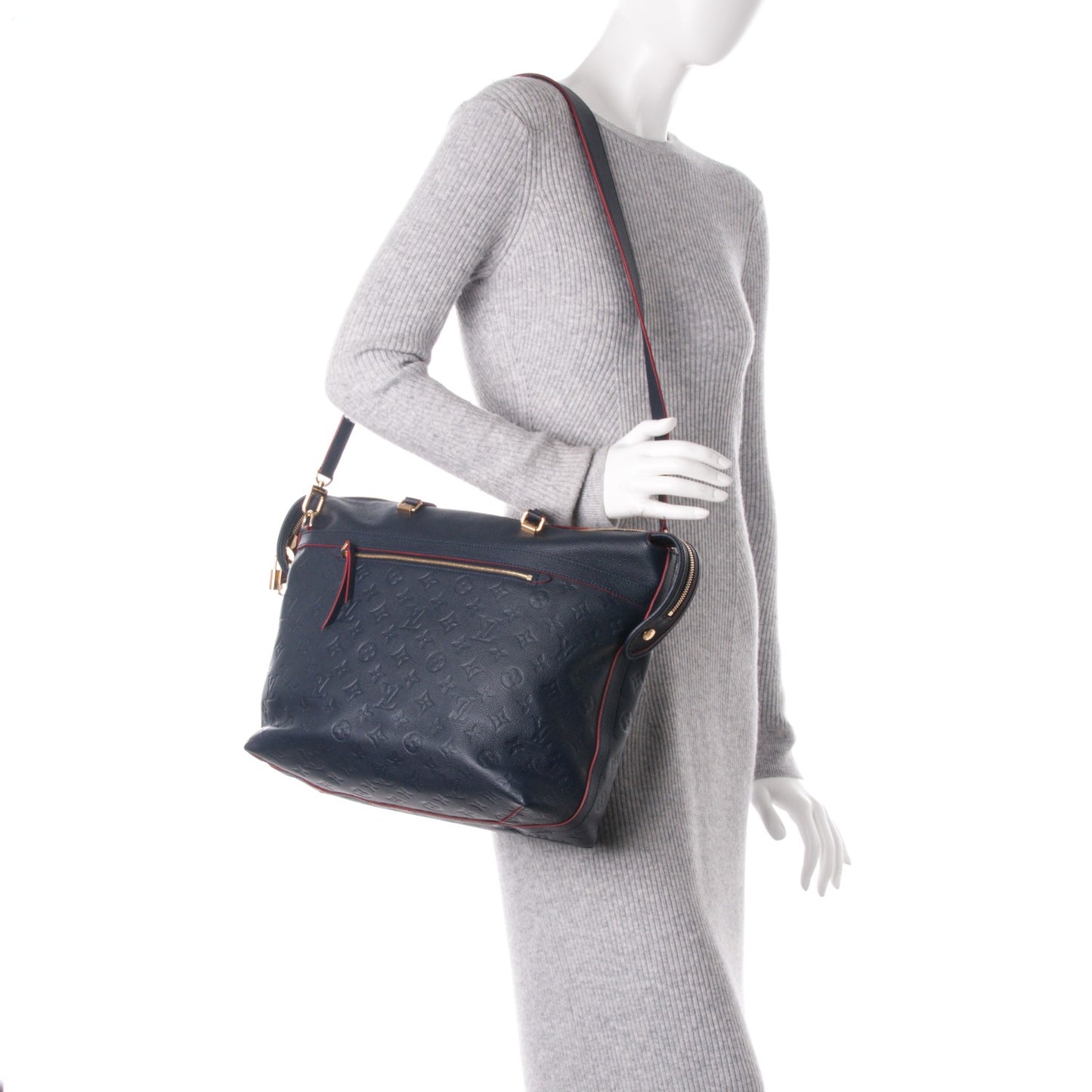 Empreinte Boetie MM Marine Rouge