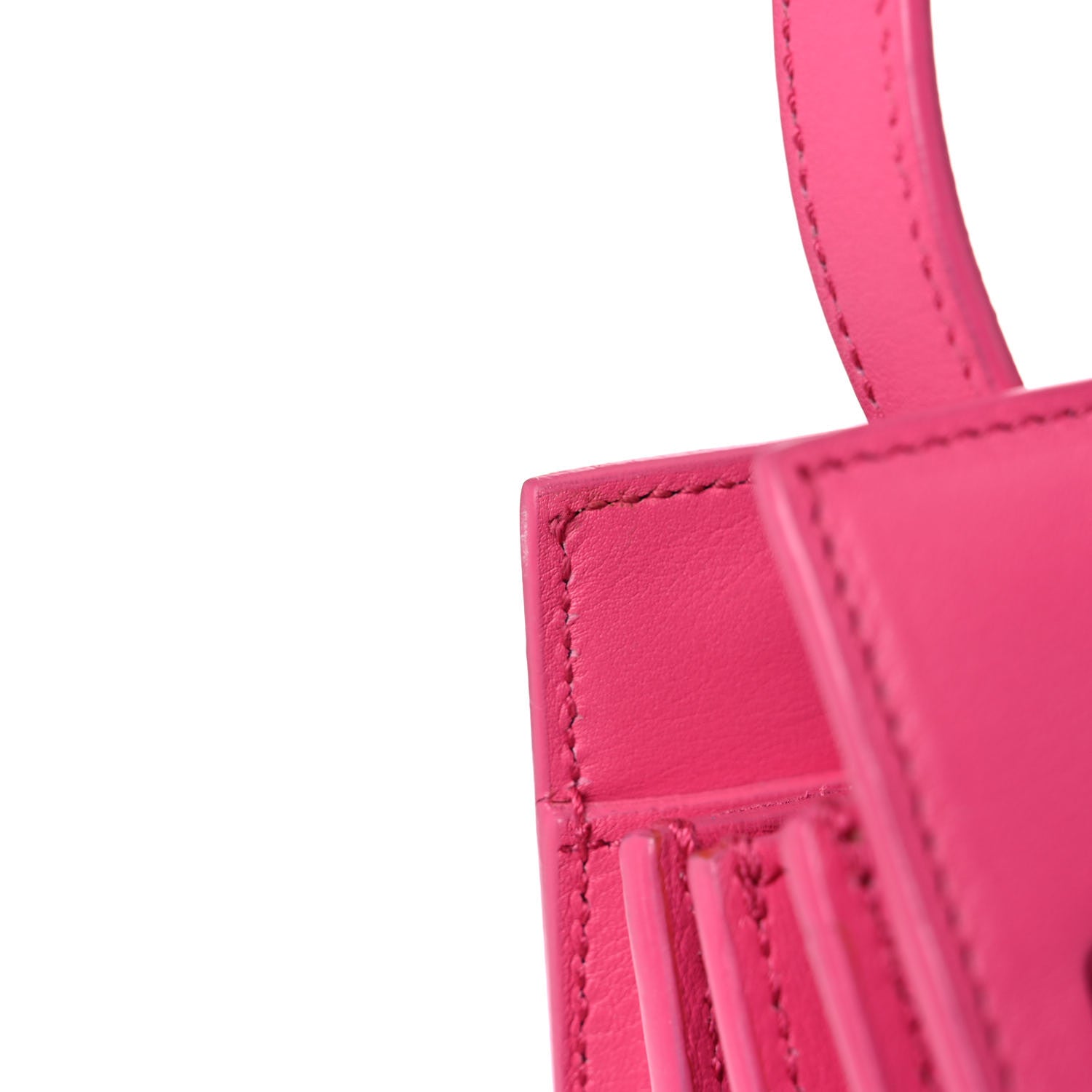 Saint Laurent Calfskin Small Sac De Jour Lipstick Fuchsia 22 of 22