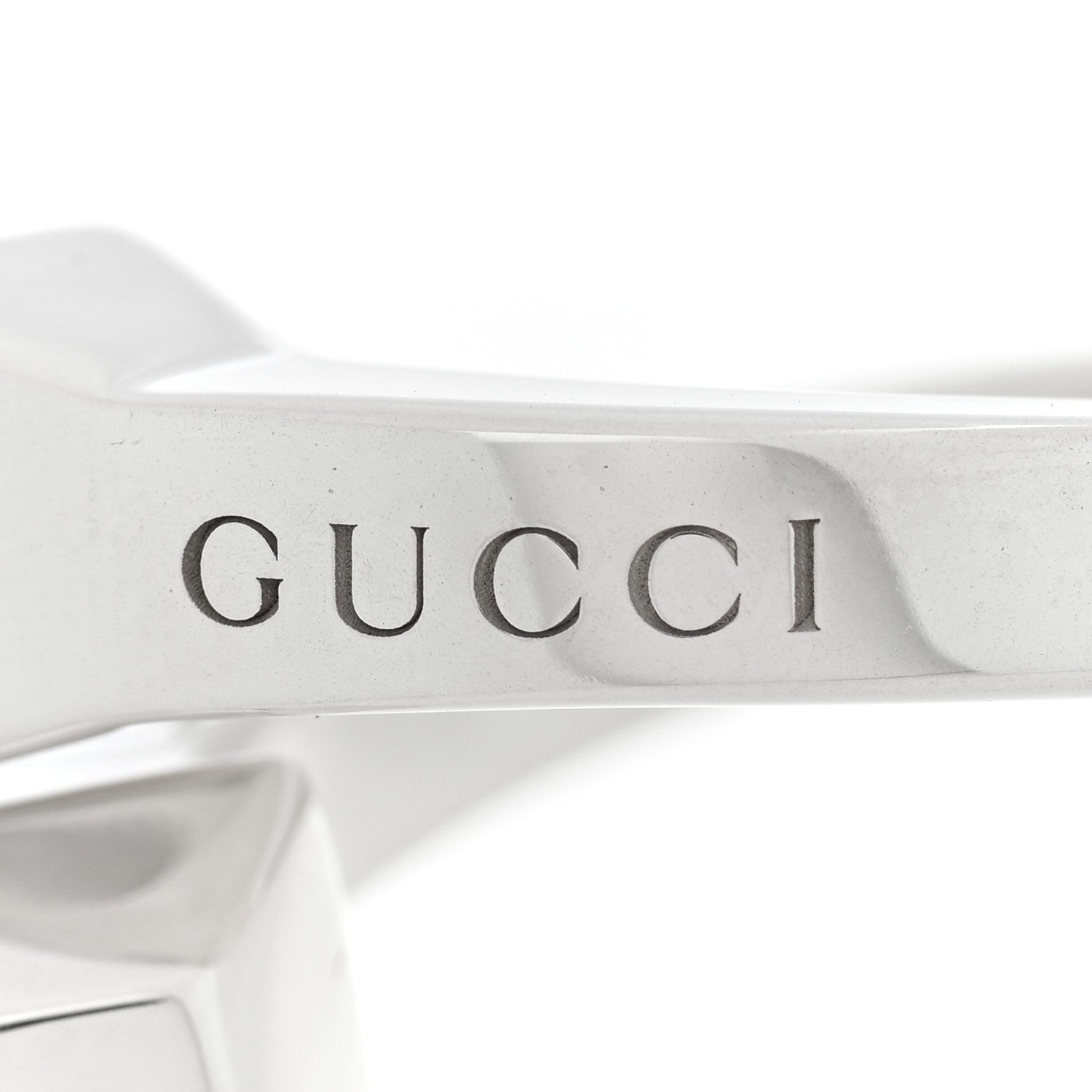 Gucci Sterling Silver Chiodo Double Nail Ring 53 6.5 4 of 5