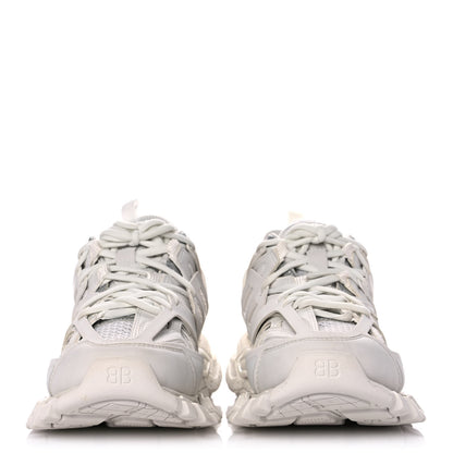 Balenciaga Rubber Mesh Fabric Monocolor Recycled Sole Womens Track Sneakers 38 White 2 of 12