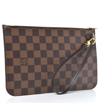 Louis Vuitton Damier Ebene Neverfull MM GM Pochette 3 of 6