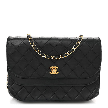 Chanel Lambskin Quilted Flap Bag Black 1 of 15