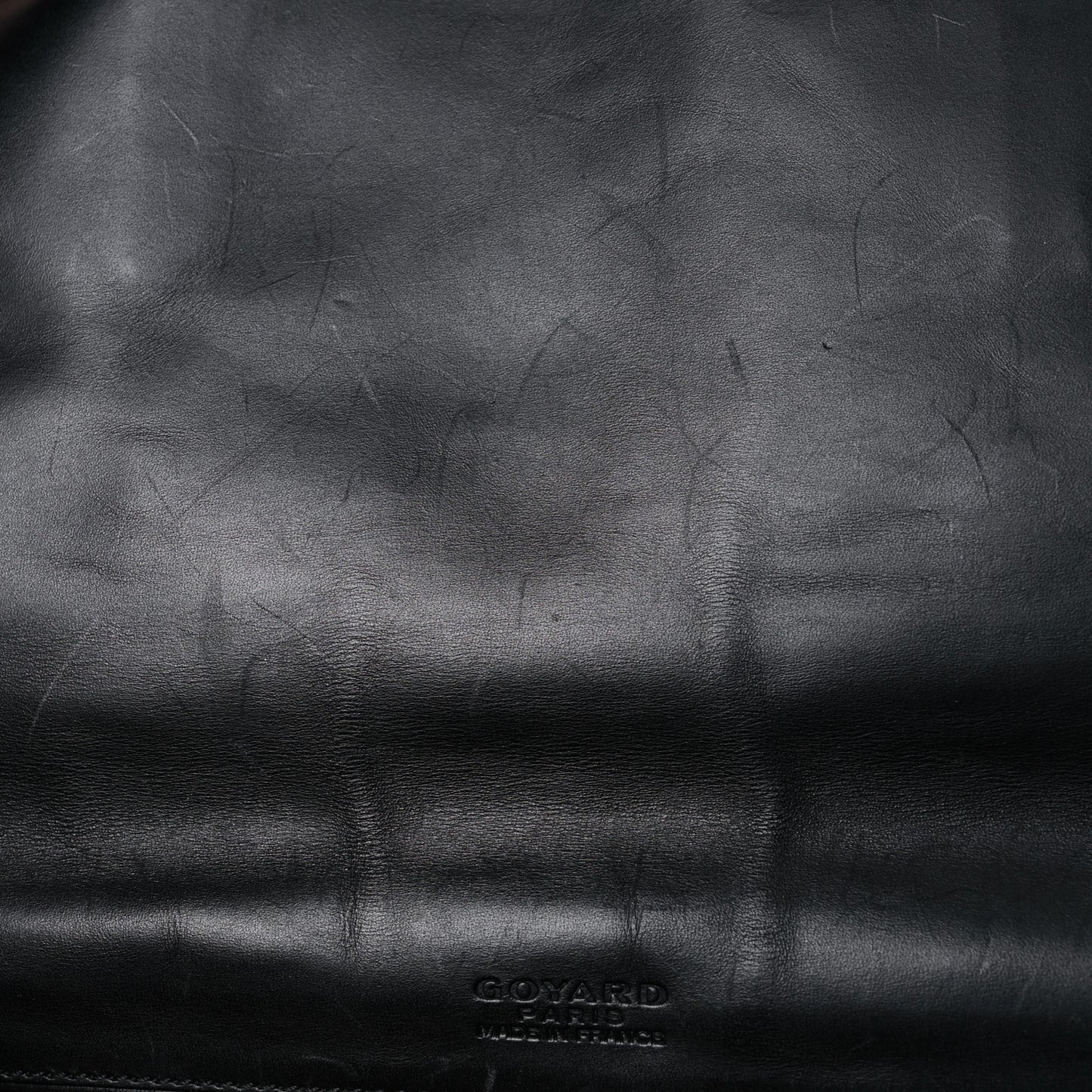 Goyardine Belvedere MM Messenger Bag Black