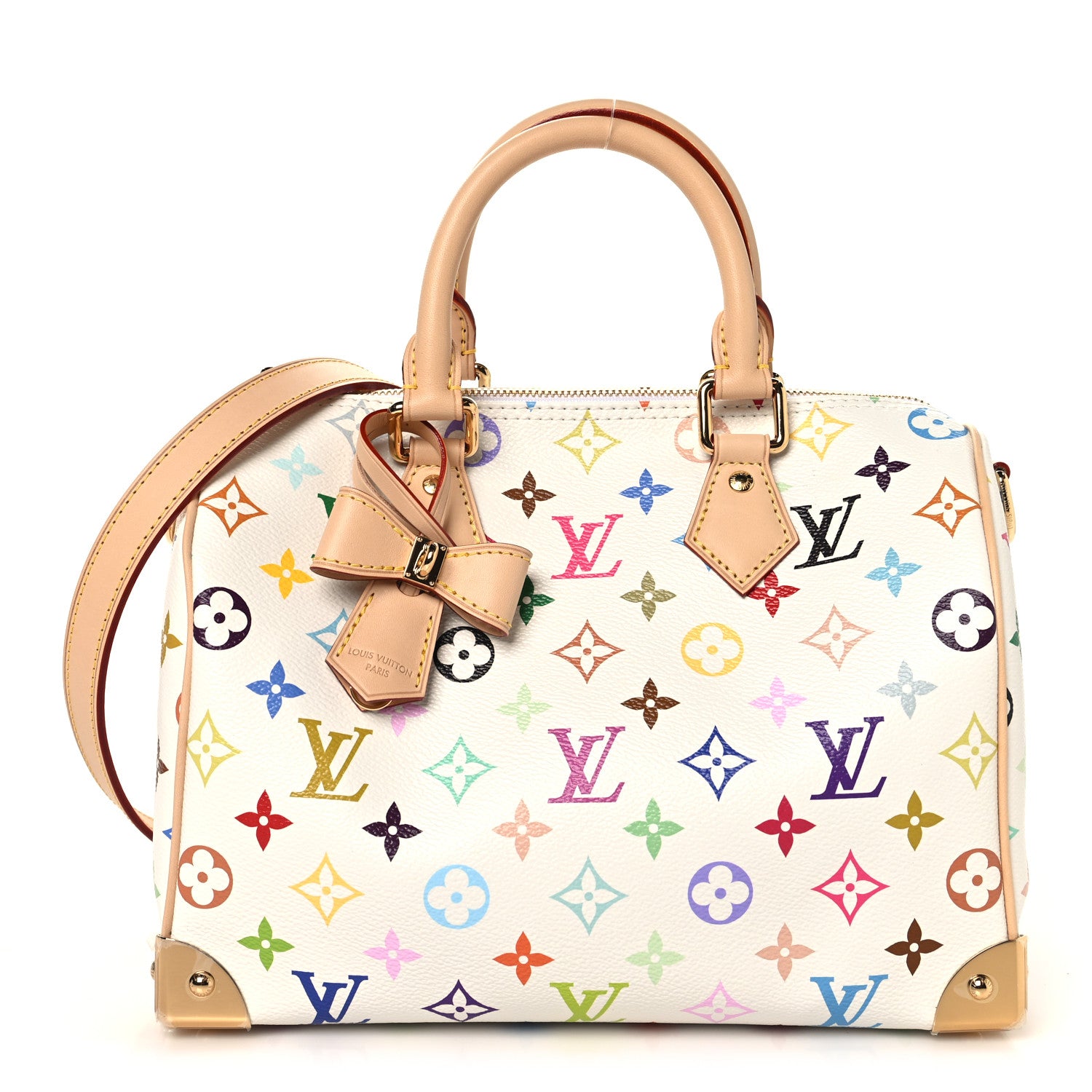Louis Vuitton LV X TM Monogram Multicolor Speedy Bandouliere 25 White 1 of 12