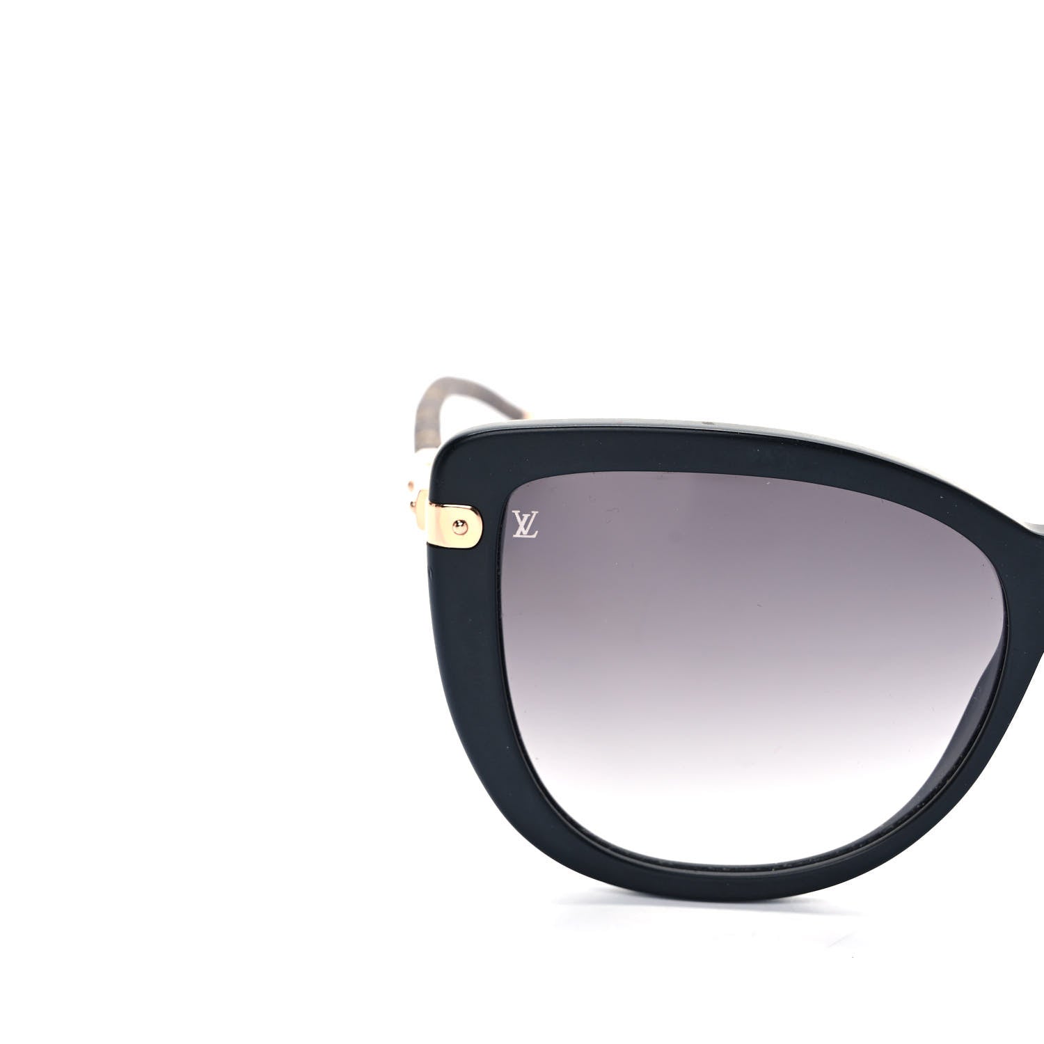 Louis Vuitton Monogram Acetate Charlotte Sunglasses Z0781W Black 5 of 8