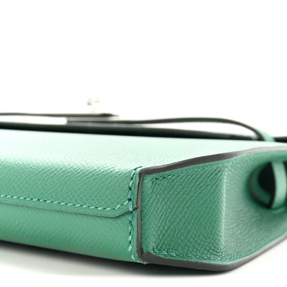 Hermes Epsom Kelly Depeches 25 Pouch Vert Jade 8 of 8