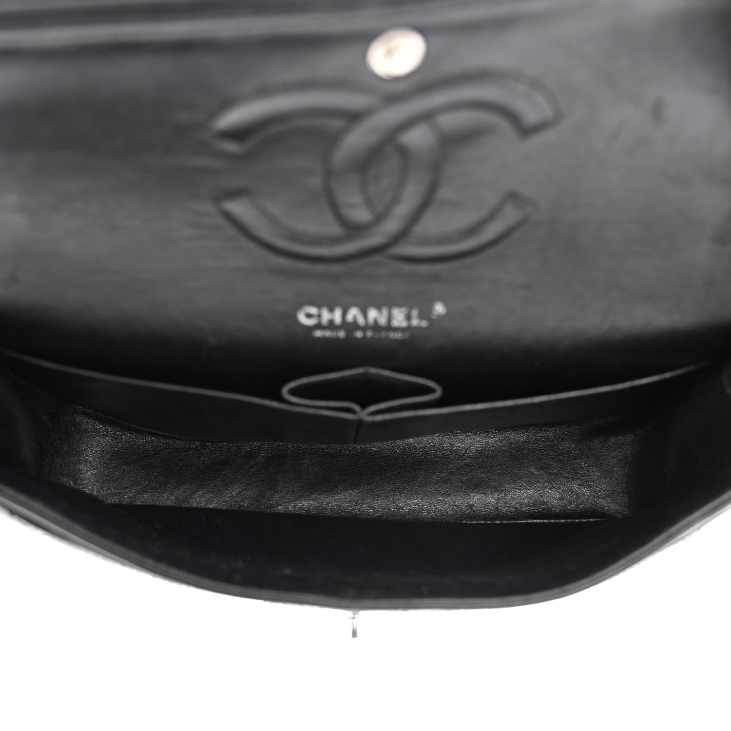 Chanel Patent Quilted Medium Double Flap Black 5 of 15