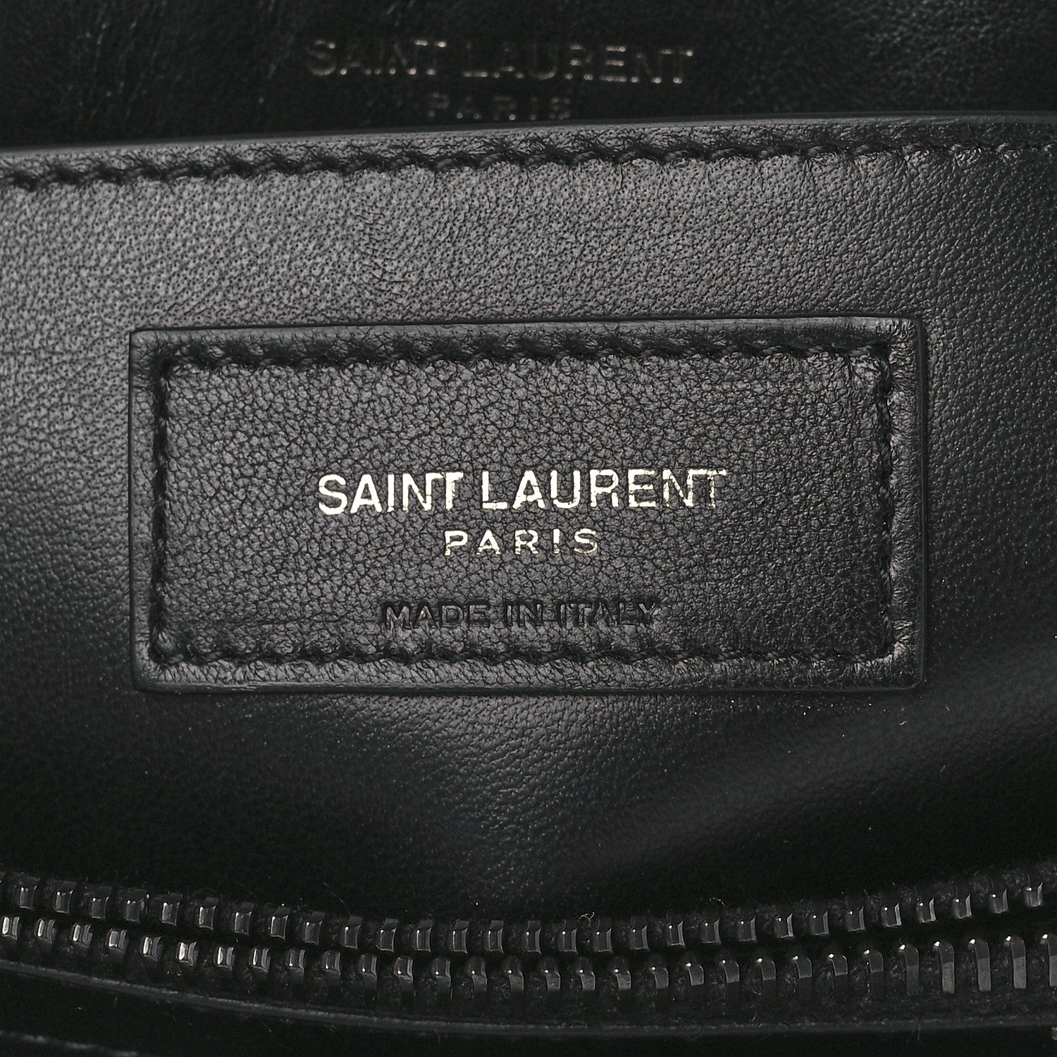 Saint Laurent Calfskin Y Quilted Monogram Monochrome Small Loulou Chain Satchel Black 6 of 15