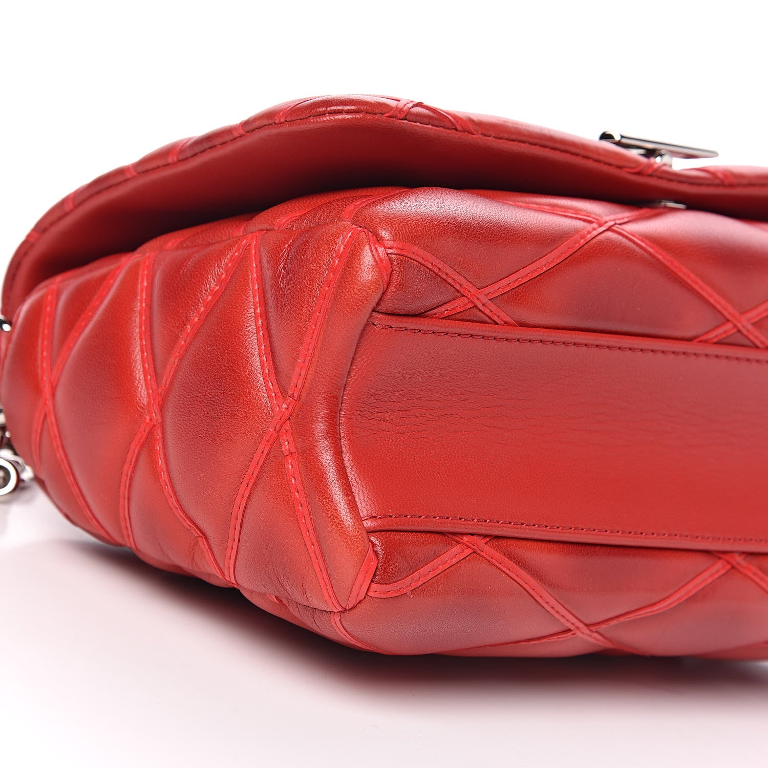 Louis Vuitton Lambskin Malletage GO-14 PM Red 8 of 14