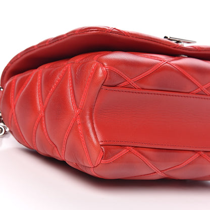 Louis Vuitton Lambskin Malletage GO-14 PM Red 8 of 14