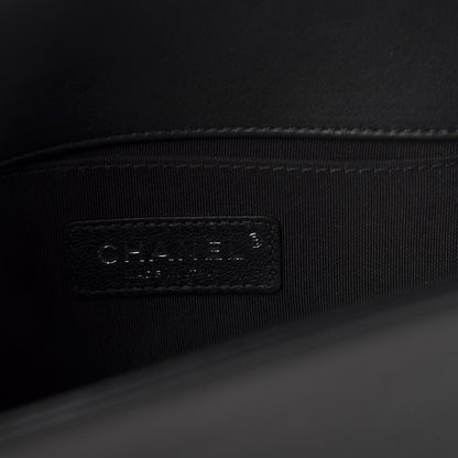 Chanel Calfskin Pearl Tweed Small Boy Flap Black 9 of 13