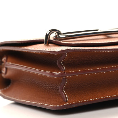 Hermes Barenia Faubourg Mini Sac Roulis Fauve 10 of 11