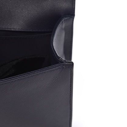 Chanel Caviar Quilted Medium Boy Flap Dark Blue 12 of 15
