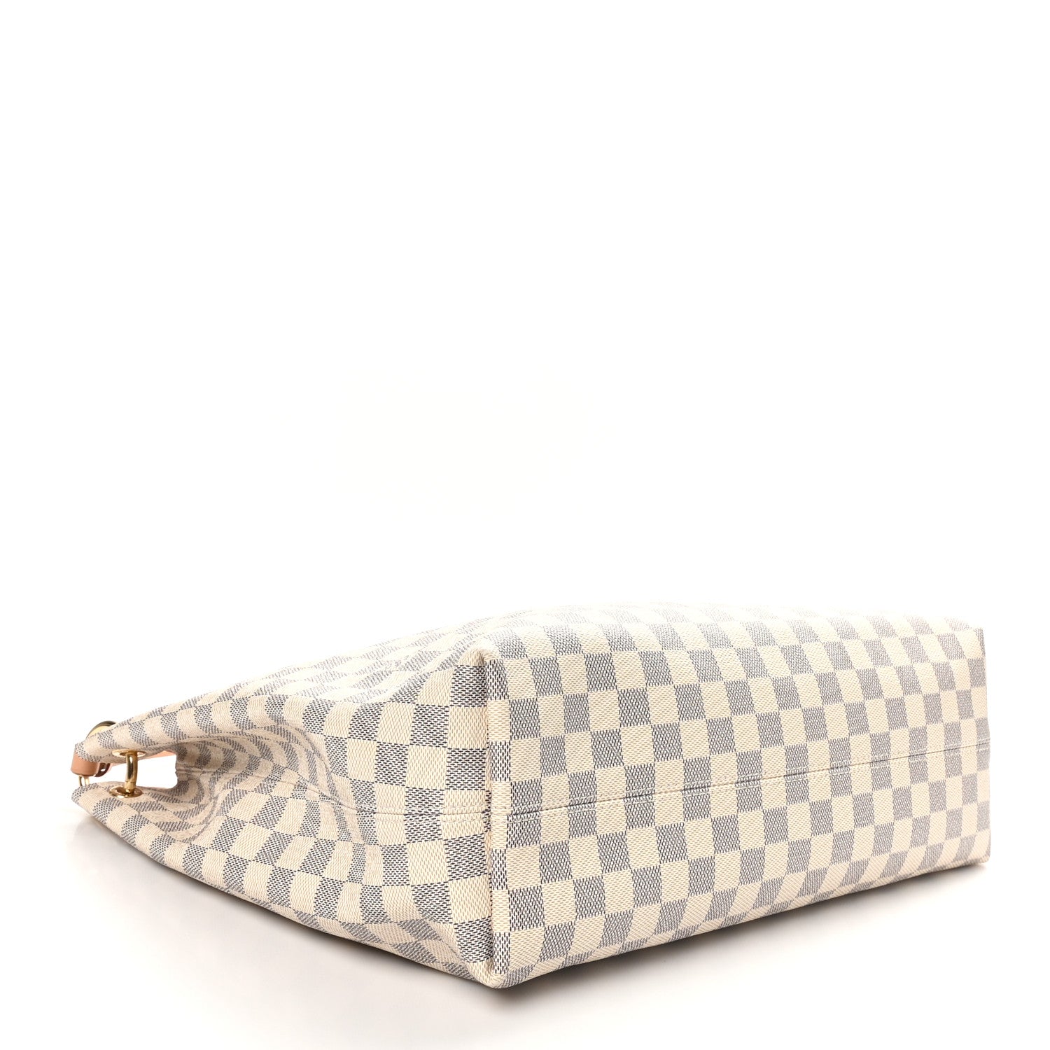 Louis Vuitton Damier Azur Graceful MM Rose Ballerine 4 of 9