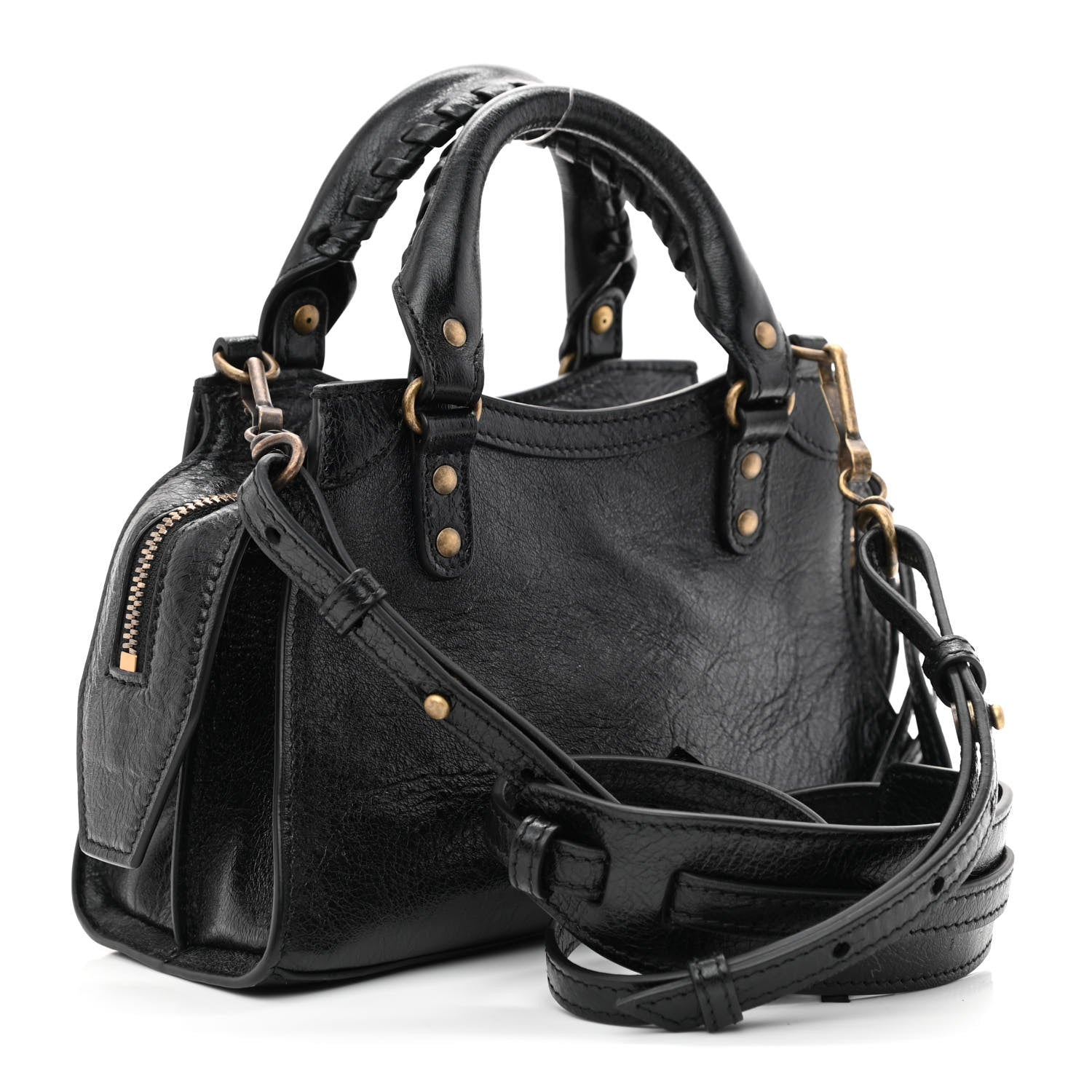 Balenciaga Agneau Neo Classic Hardware Pins Mini City Black 3 of 11