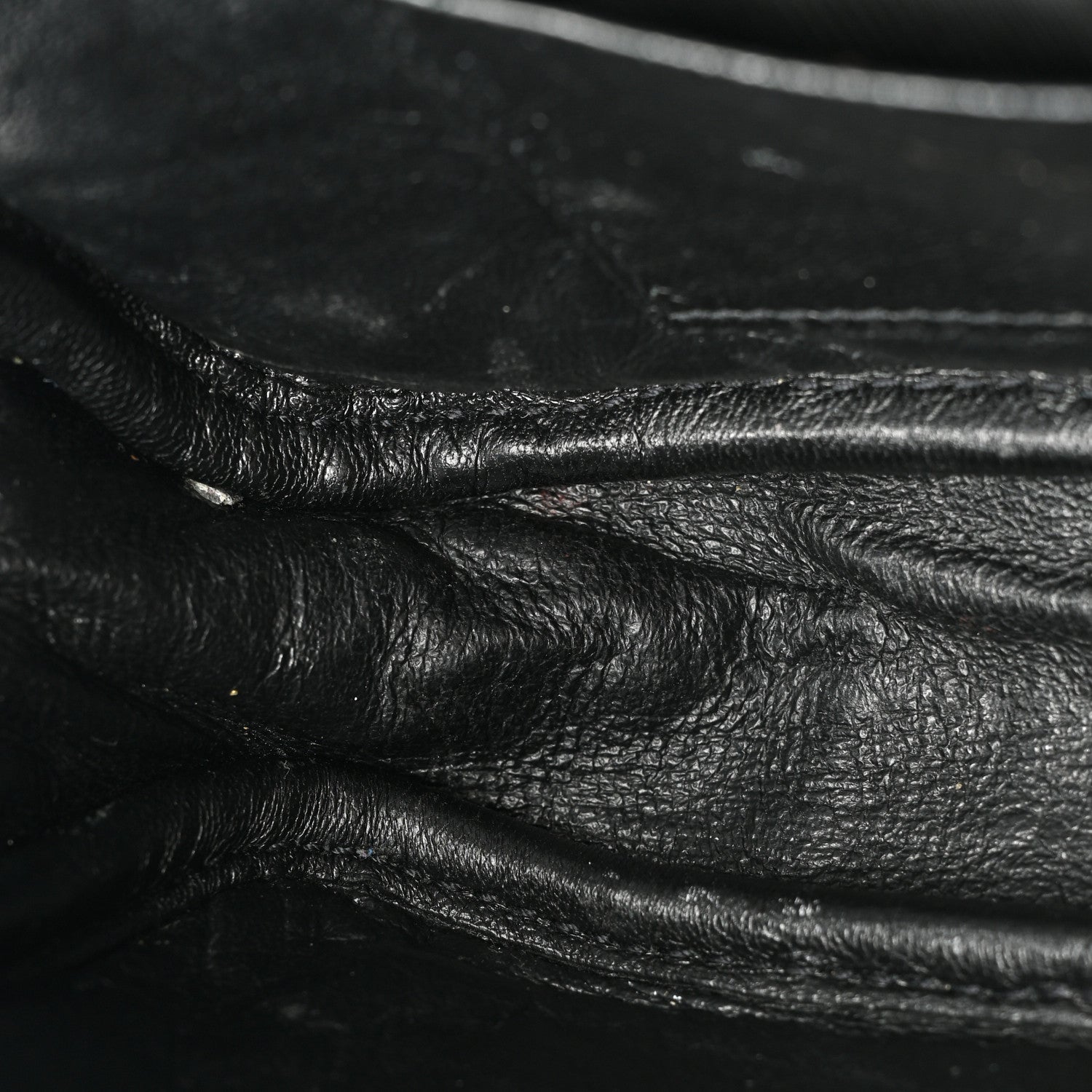 Saint Laurent Calfskin Crocodile Embossed Monogram Mini Lou Camera Bag Black 11 of 12