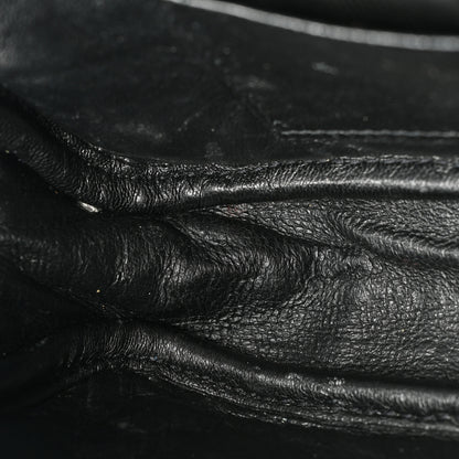 Saint Laurent Calfskin Crocodile Embossed Monogram Mini Lou Camera Bag Black 11 of 12