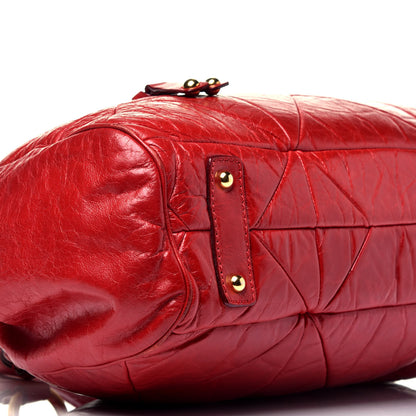 Marc Jacobs Calfskin Patchwork Stam Red 9 of 10