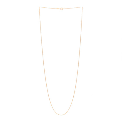 Tiffany 18K Rose Gold Chain Necklace 24" 2 of 3