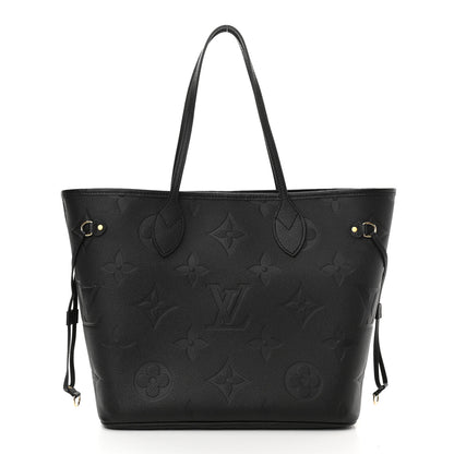 Louis Vuitton Empreinte Monogram Giant Neverfull MM Black 3 of 12