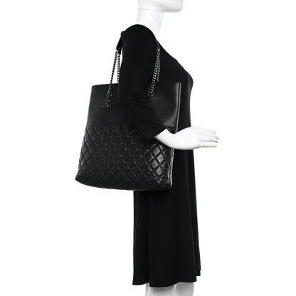 Chanel Lambskin Quilted Urban Delight Tote Black 2 of 10