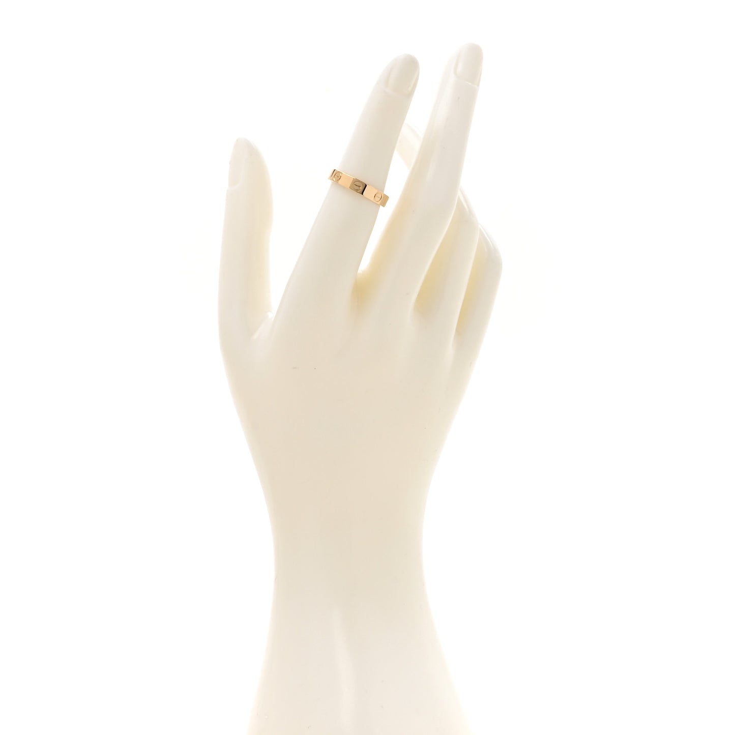 18K Yellow Gold 3.5mm LOVE Wedding Band Ring 51 5.75