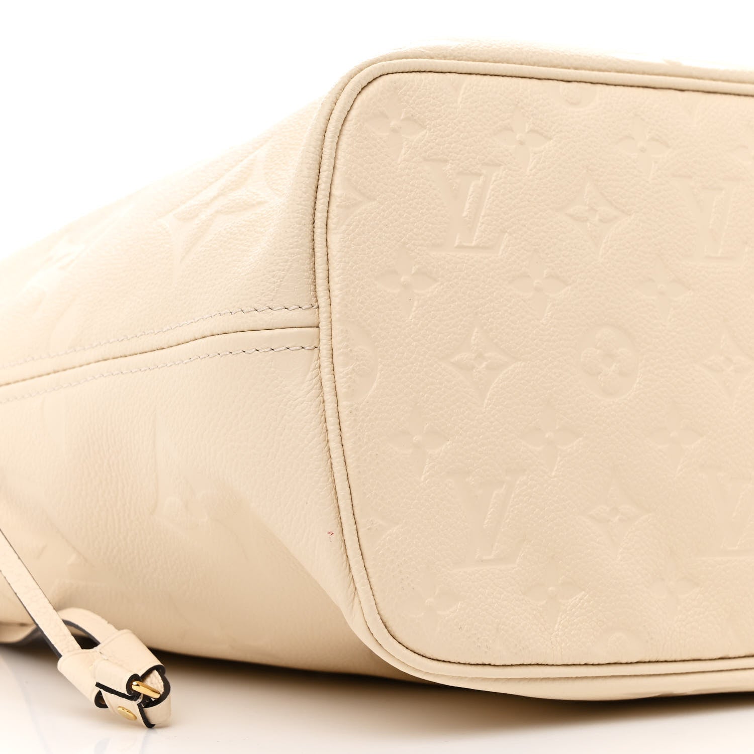 Louis Vuitton Empreinte Monogram Giant Neverfull  MM Creme 10 of 12