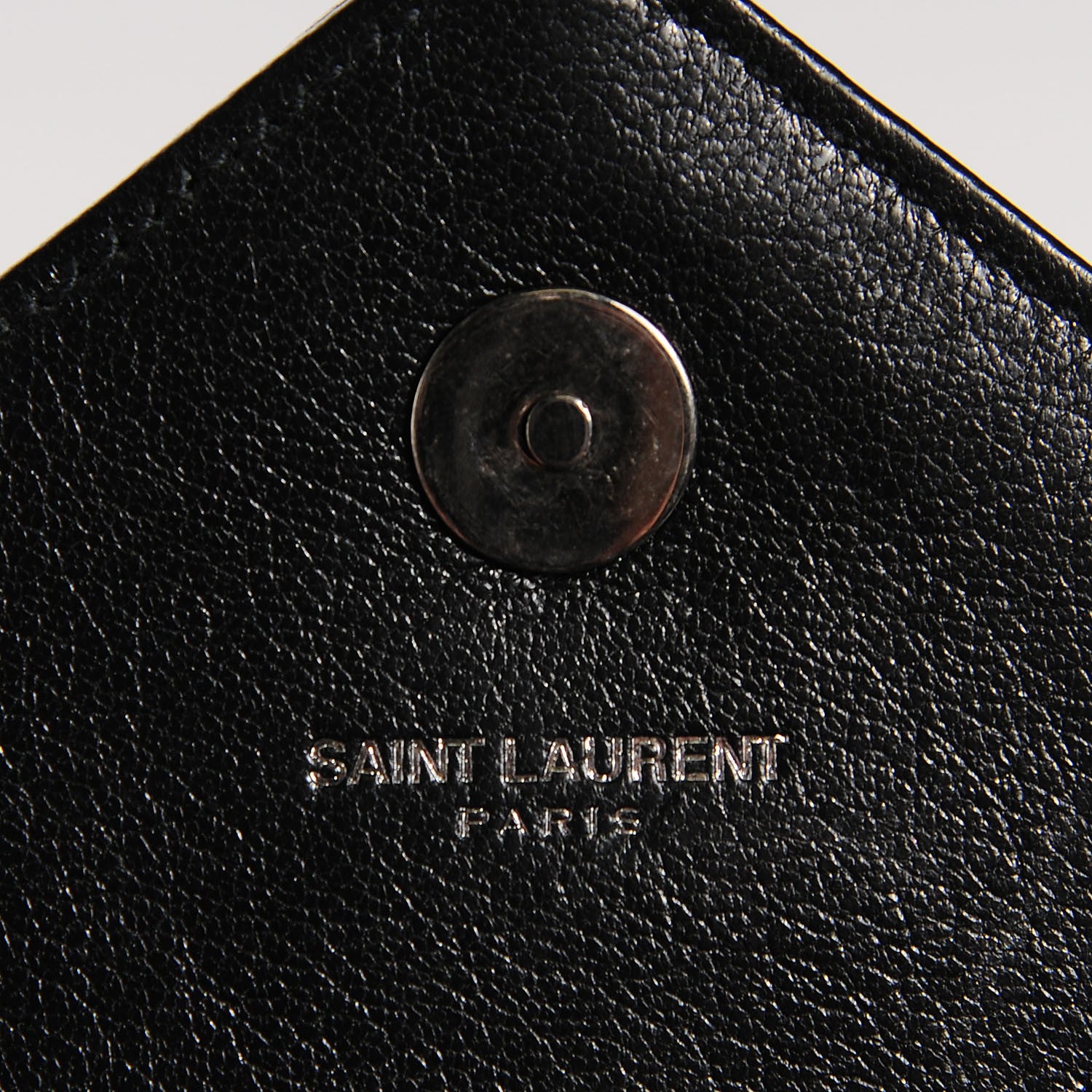 Saint Laurent Sheepskin Matelassé Monogram Classic Baby Chain Bag Black 6 of 9