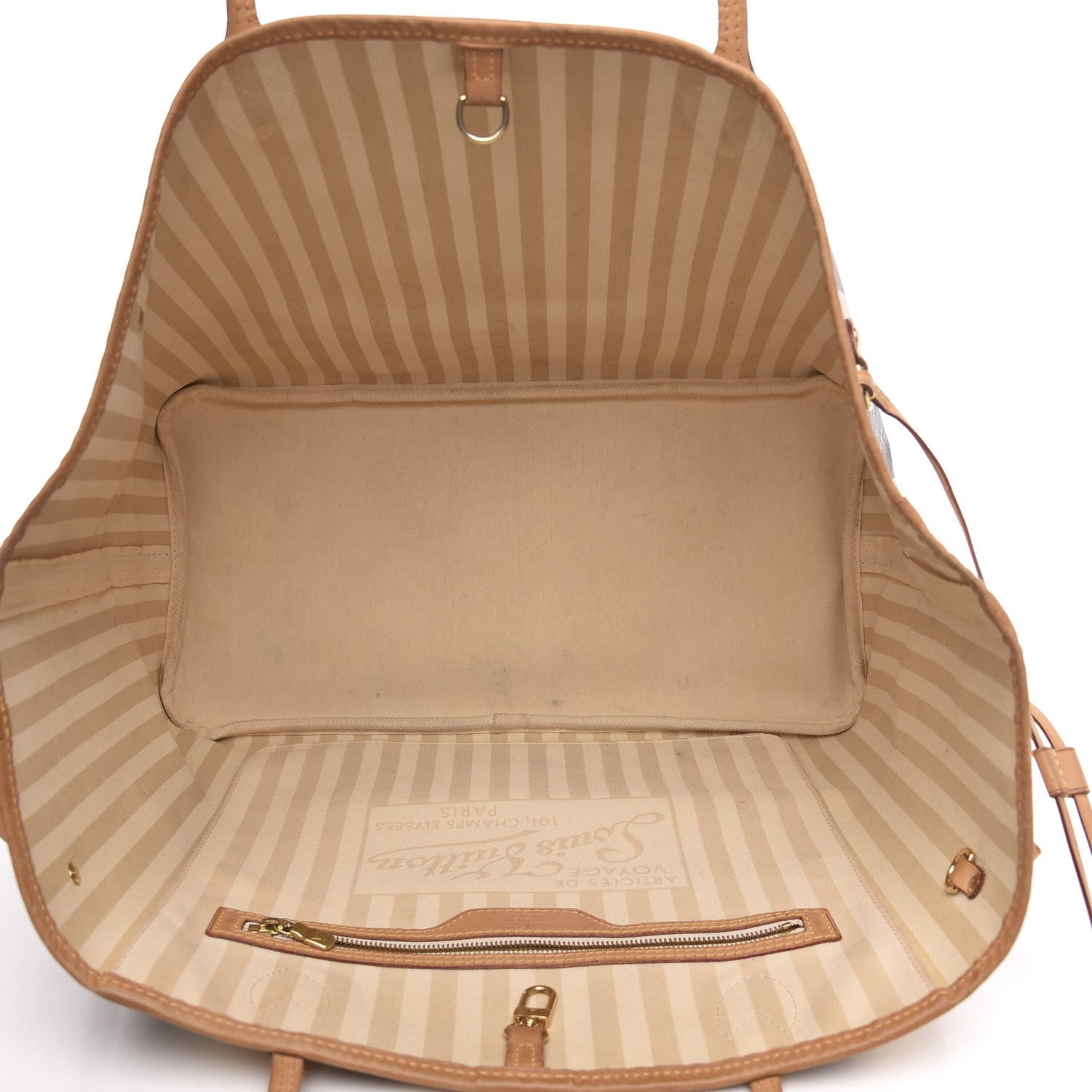 Louis Vuitton Monogram Rayures Neverfull GM 5 of 21