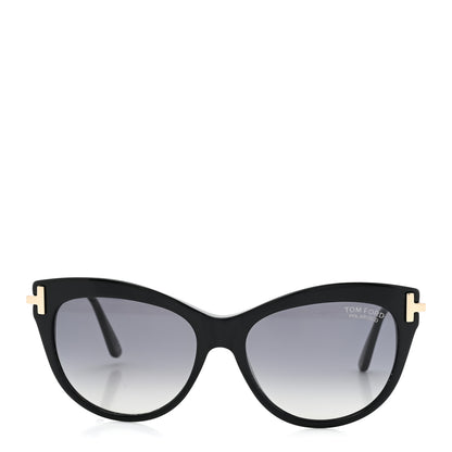 Tom Ford Acetate Polarized Kira Sunglasses TF821 Black 2 of 8