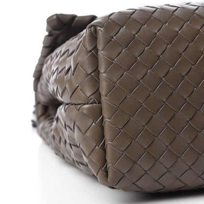 Bottega Veneta Nappa Intrecciato Medium Olimpia Bag Steel 8 of 9