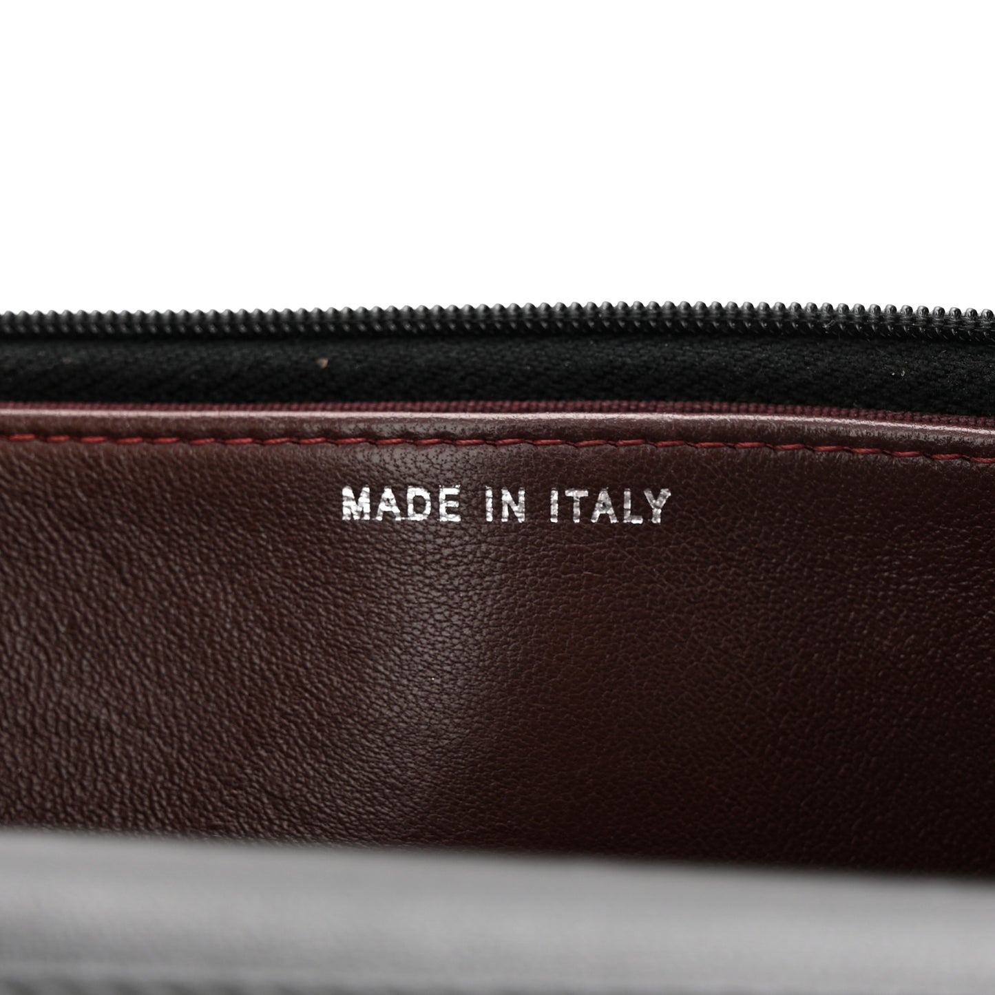 Lambskin Quilted Wallet On Chain WOC Black