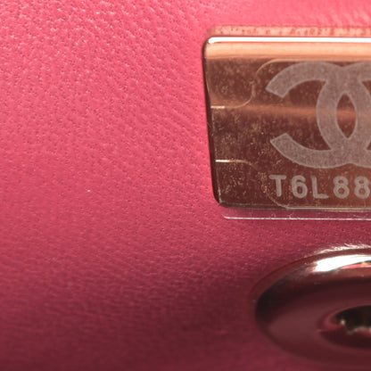 Chanel Caviar Quilted Mini Coco Handle Flap Dark Pink 7 of 11