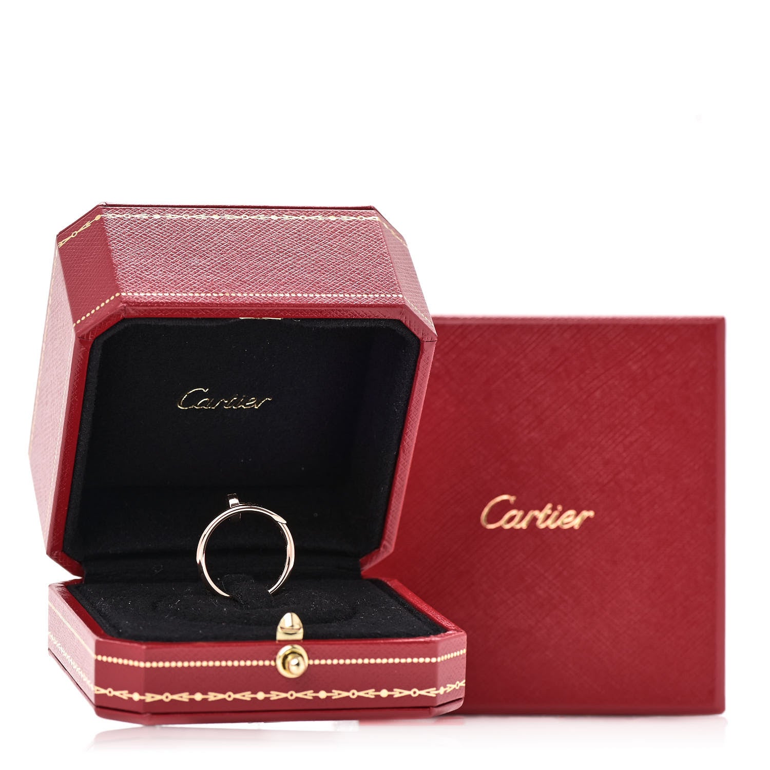 Cartier 18K Pink Gold Small Juste Un Clou Ring 53 6.25 5 of 5