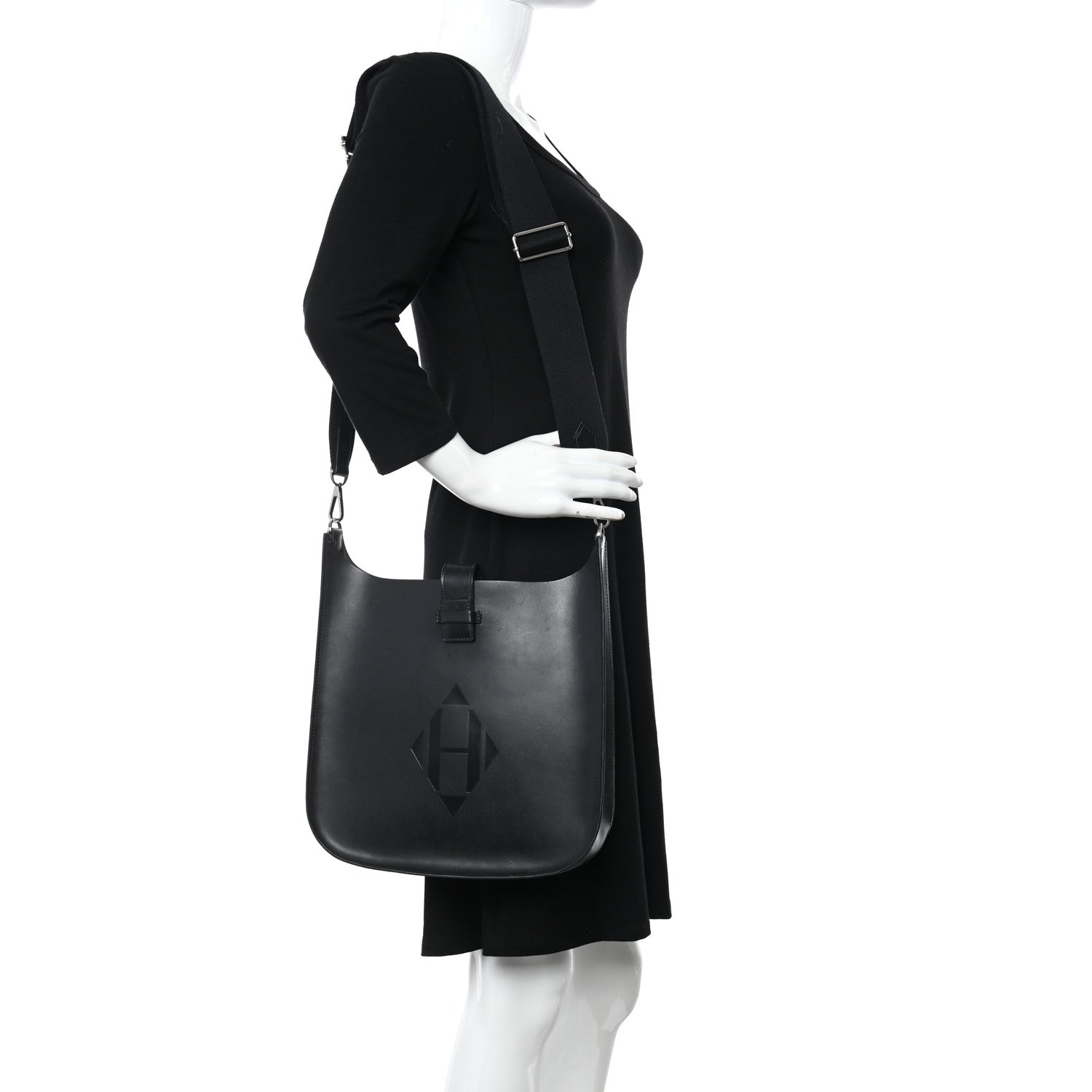 Hermes Vache Hunter Evelyne Sellier 29 PM Black 2 of 9