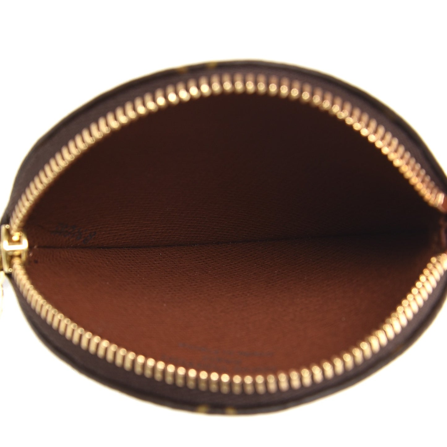 Monogram Round Coin Purse