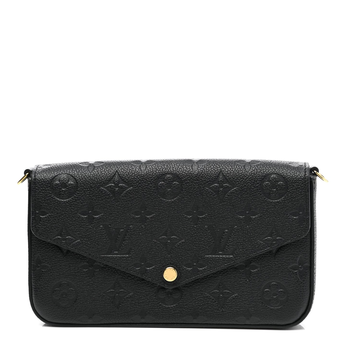 Empreinte Pochette Felicie Chain Wallet Black