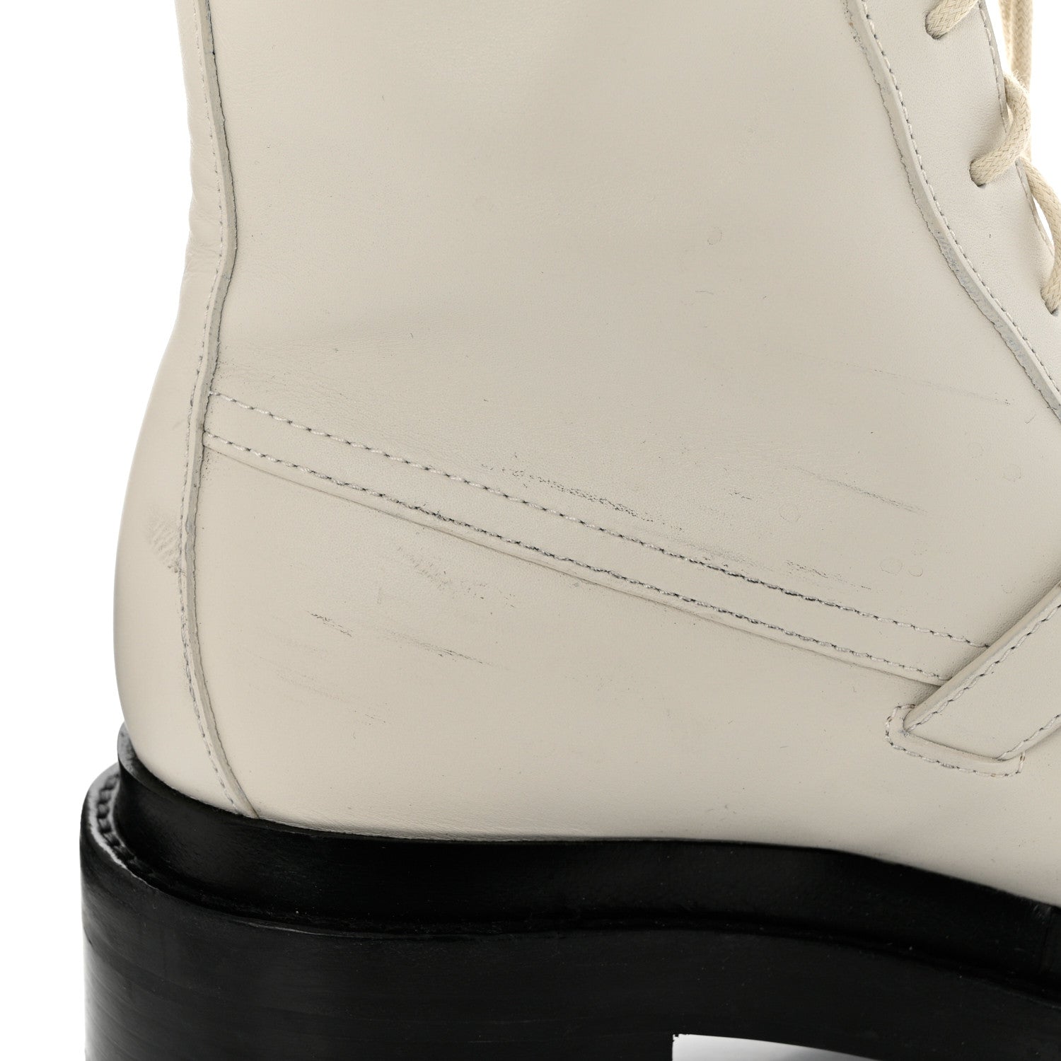 Hermes Glossed Calfskin Funk Ankle Boots 36 Beige Glaise 10 of 10