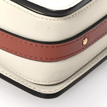 Chloe Calfskin Small Roy Tri-Color Bag Beige White 8 of 9