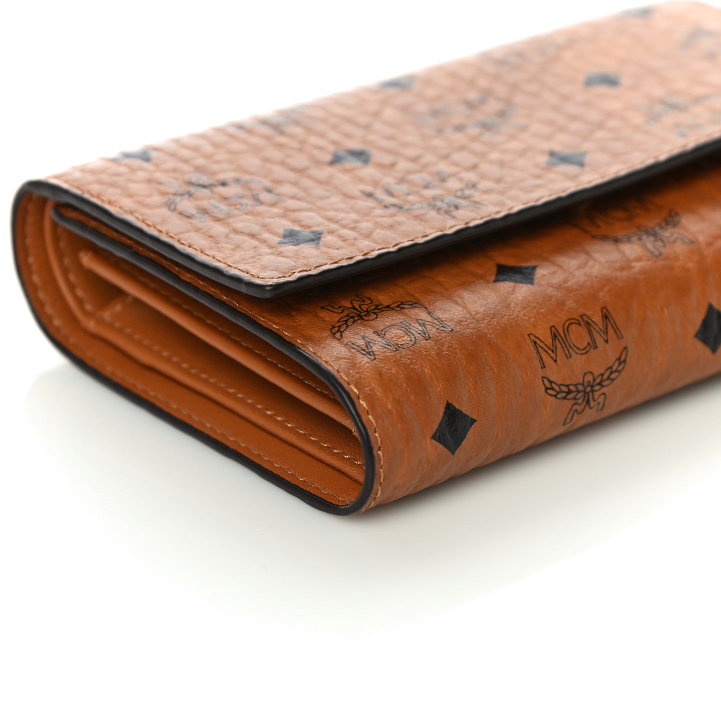 Visetos Trifold Wallet Cognac