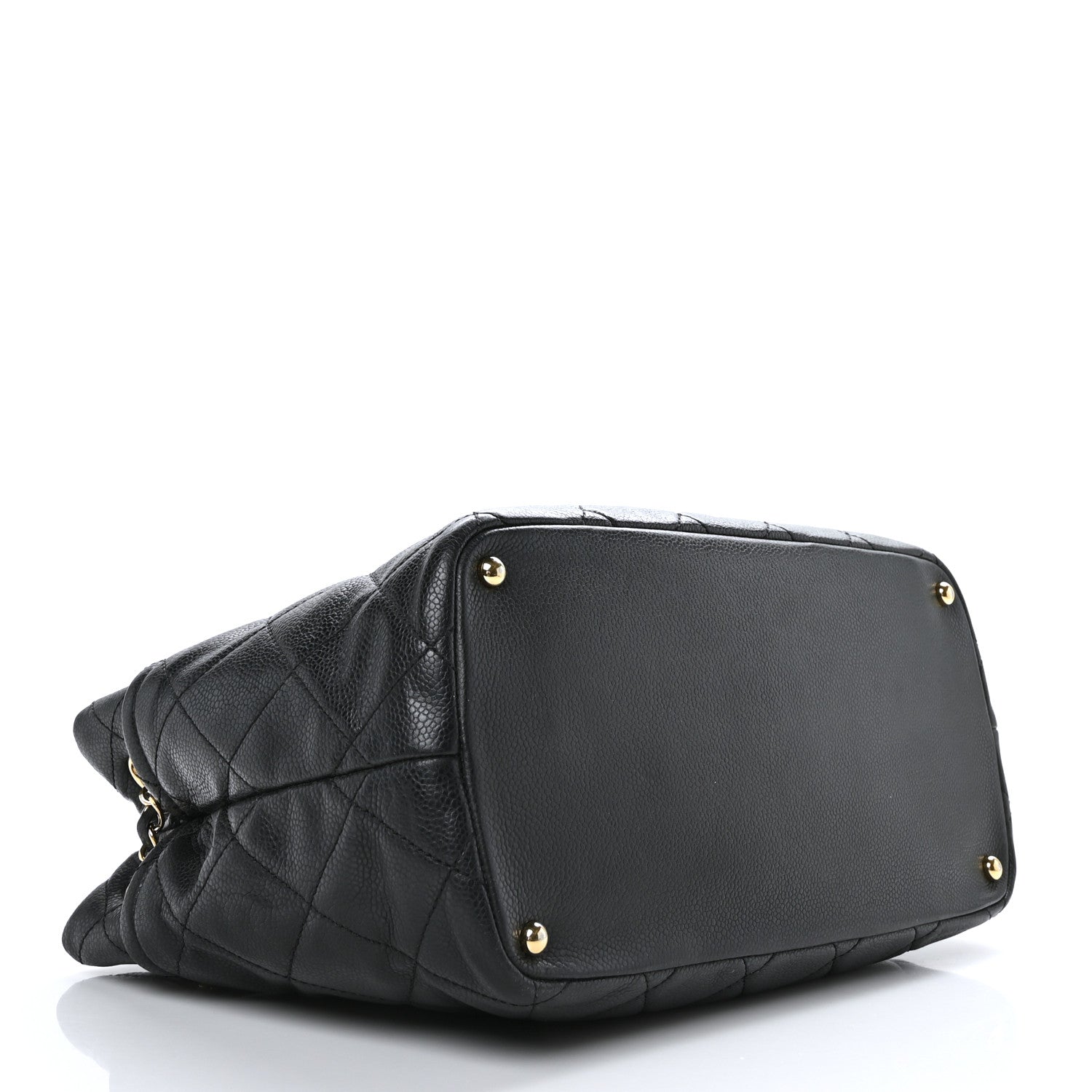 Chanel Caviar Quilted CC Timeless Soft Tote Black 4 of 11