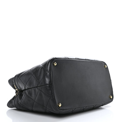 Chanel Caviar Quilted CC Timeless Soft Tote Black 4 of 11